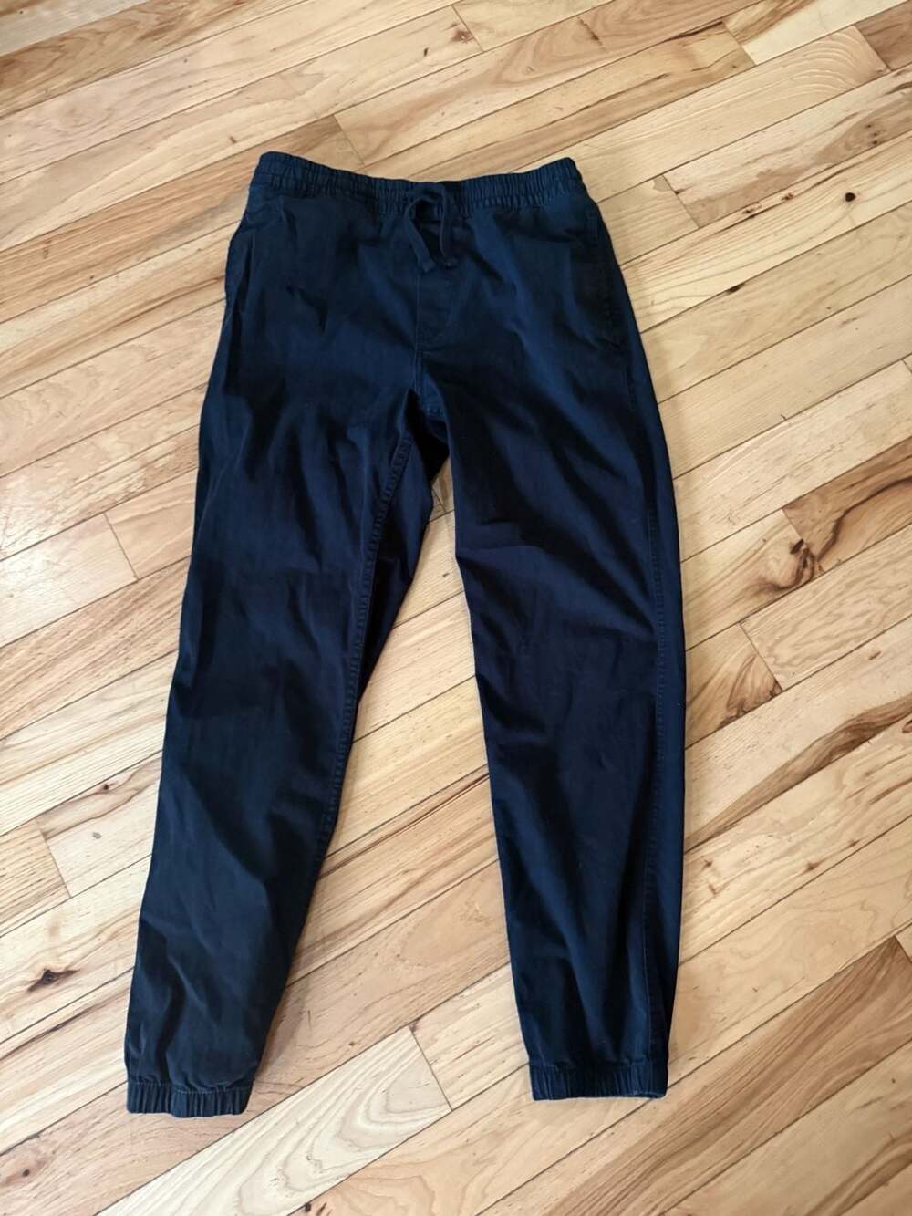 H&M Regular Fit Drawstring Jogger Pants Navy Size S
